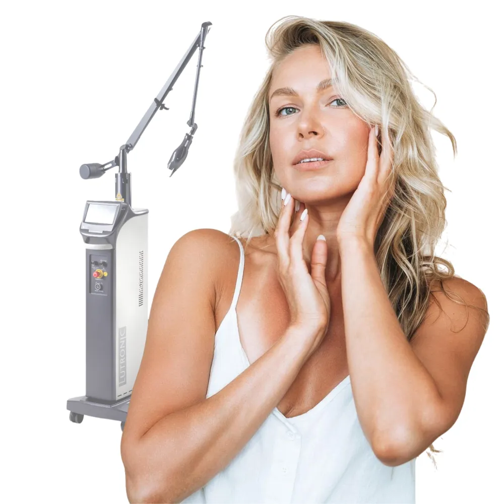 lutronic eco2 fractional co2 laser full face resurfacing london