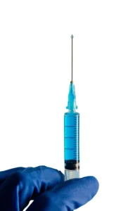 glutathione injection. Skin booster treatment. 